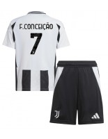 Juventus Francisco Conceicao #7 Domácí dres pro děti 2024-25 Krátký Rukáv (+ trenýrky)